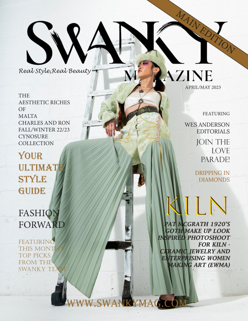  featured on the Swanky Magazine cover from April 2023