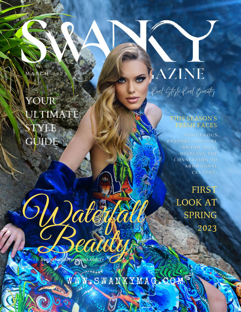  featured on the Swanky Magazine cover from March 2023