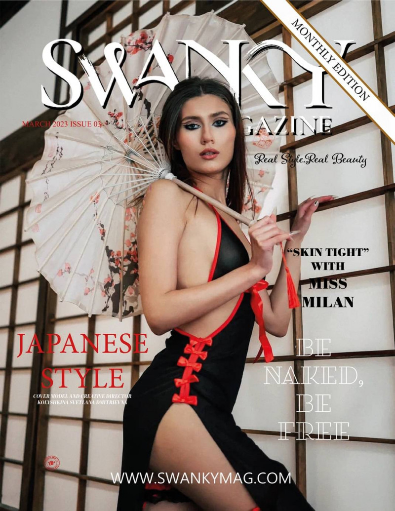 Kolyshkina Svetlana Dmitrievna featured on the Swanky Magazine cover from March 2023