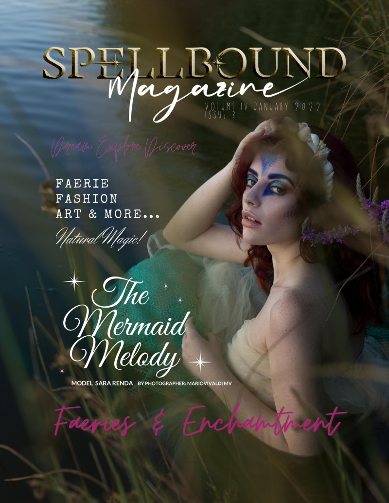 Sara Renda featured on the Spellbound Magazine cover from January 2022