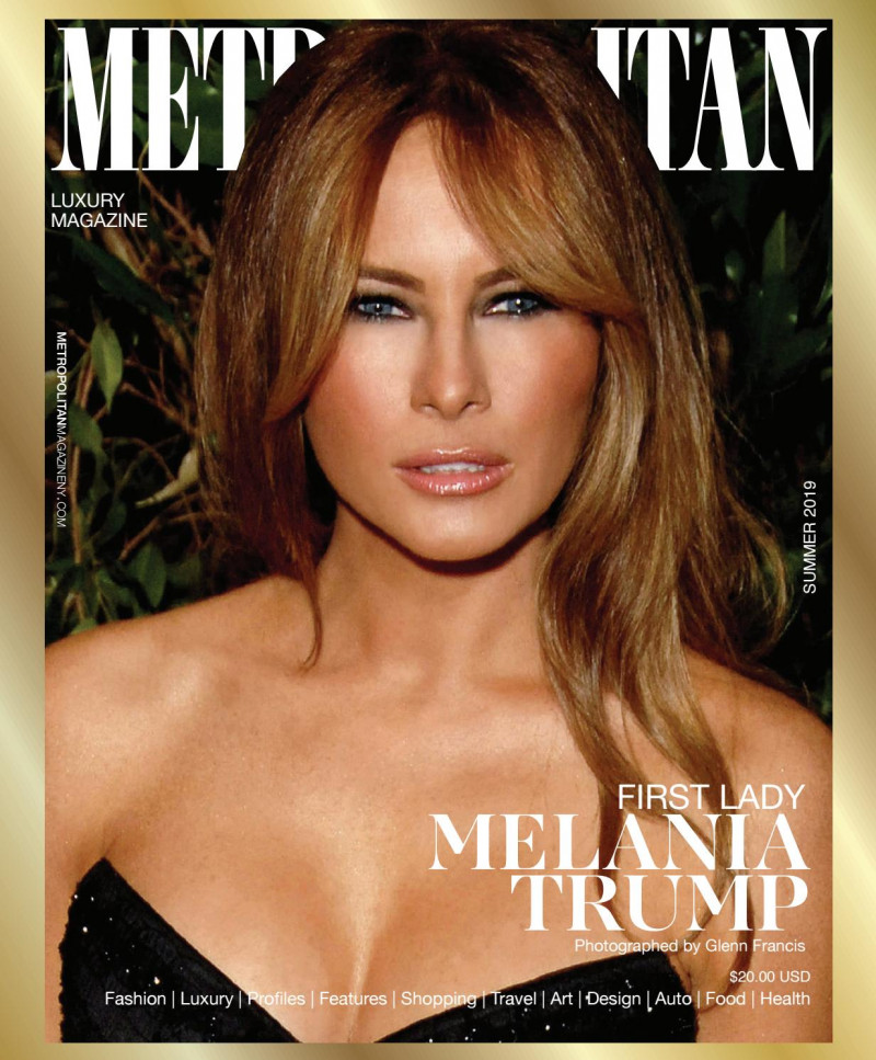 Melania Knauss featured on the Metropolitan cover from June 2019