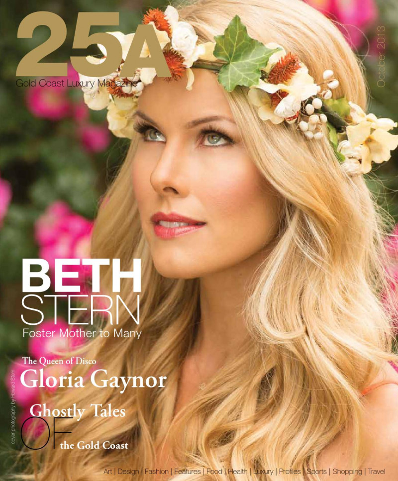Beth Ostrosky featured on the 25A cover from October 2013