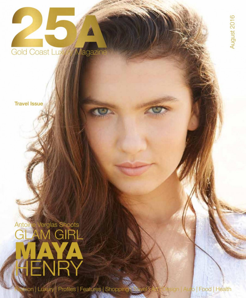 Maya Henry featured on the 25A cover from August 2016