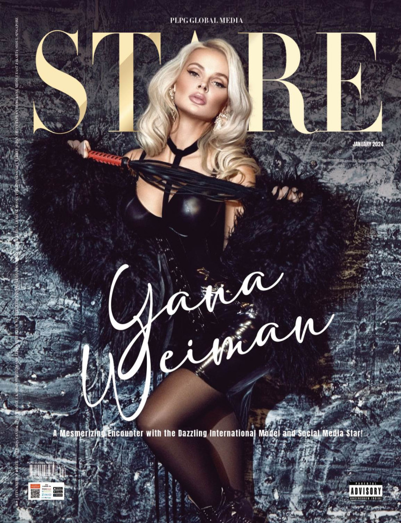 Yana Weiman featured on the Stare cover from January 2024