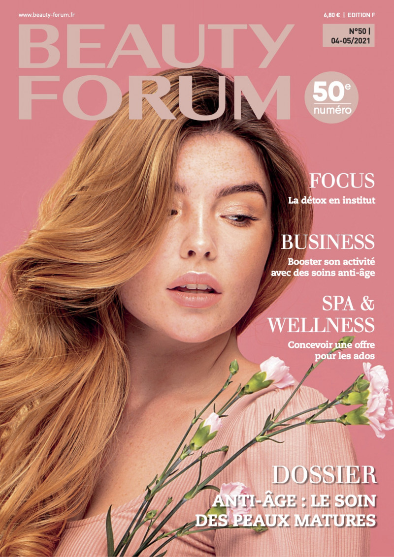  featured on the Beauty Forum France cover from April 2021