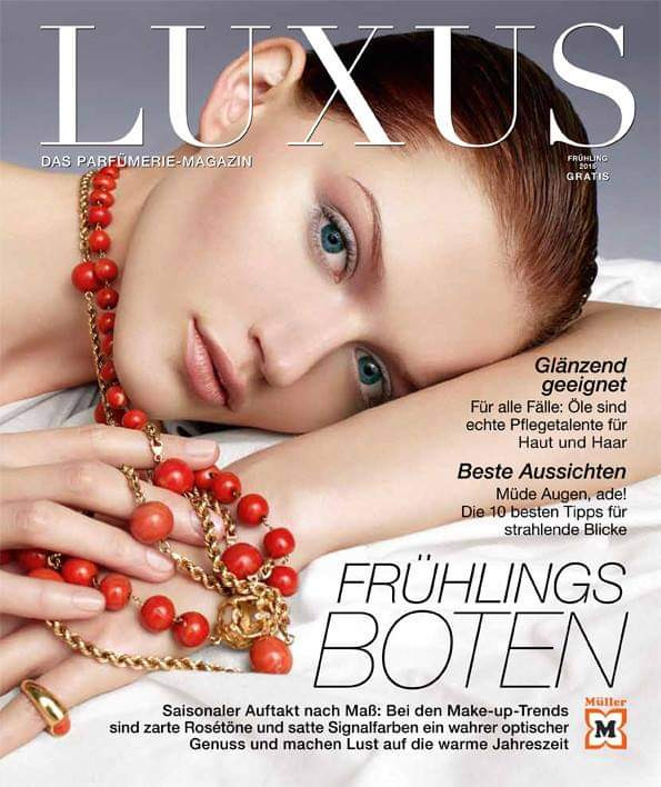 Bianka Baniowska featured on the Luxus Germany cover from March 2015