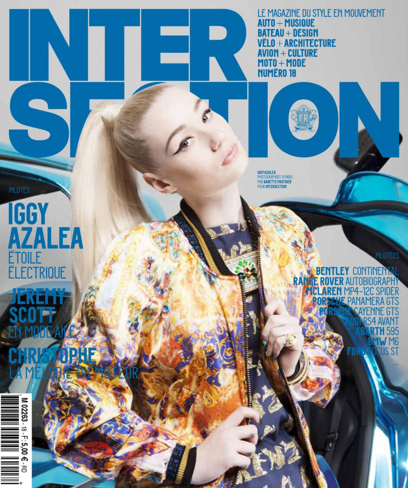 Iggy Azalea featured on the Intersection France cover from February 2013