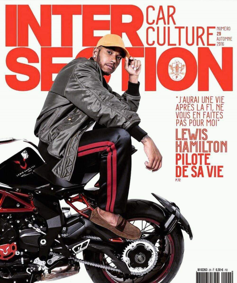 Lewis Hamilton featured on the Intersection France cover from September 2016