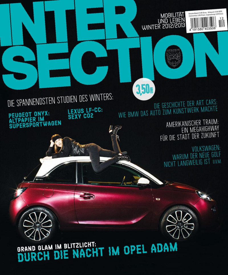  featured on the Intersection Germany cover from December 2012