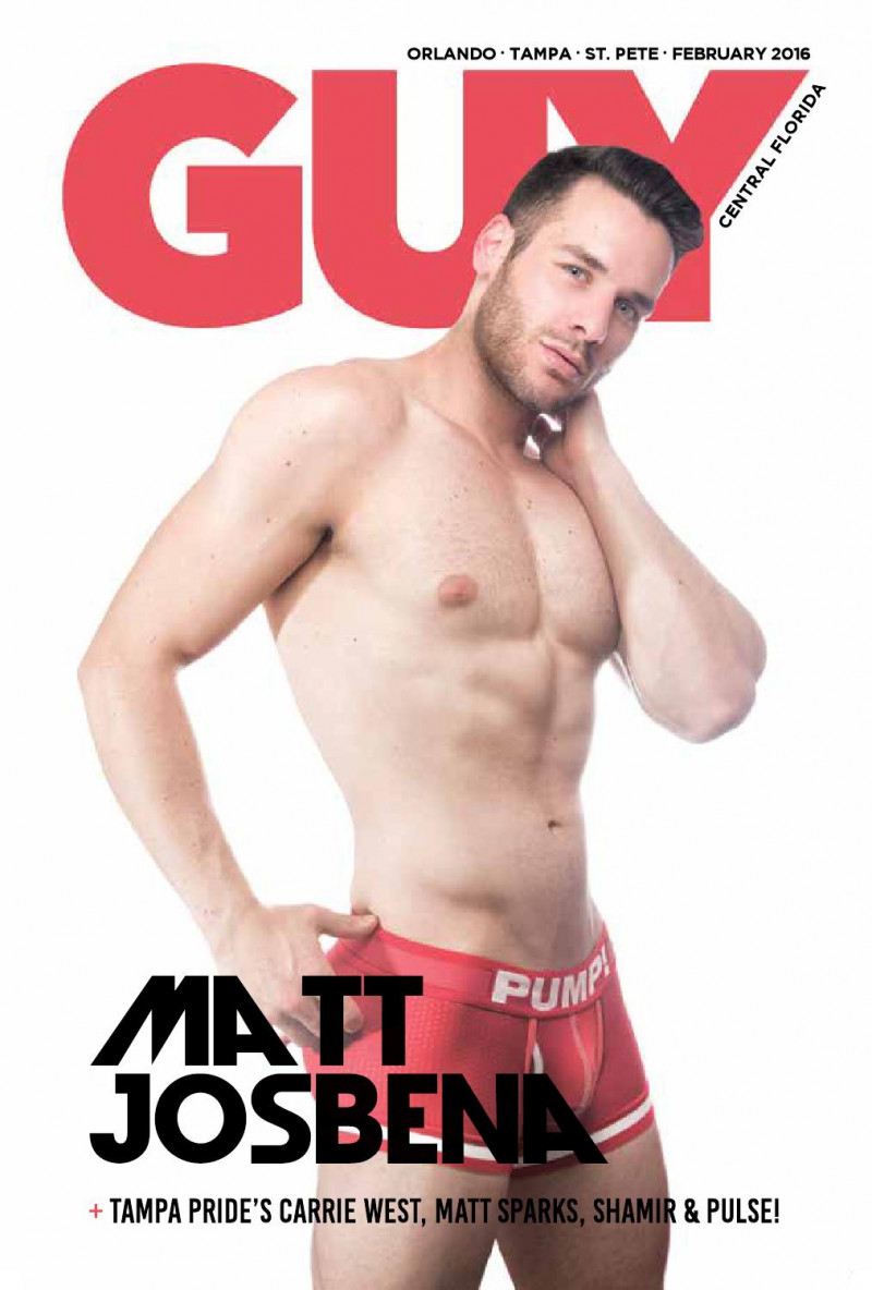 Matt Josbena featured on the Guy cover from February 2016