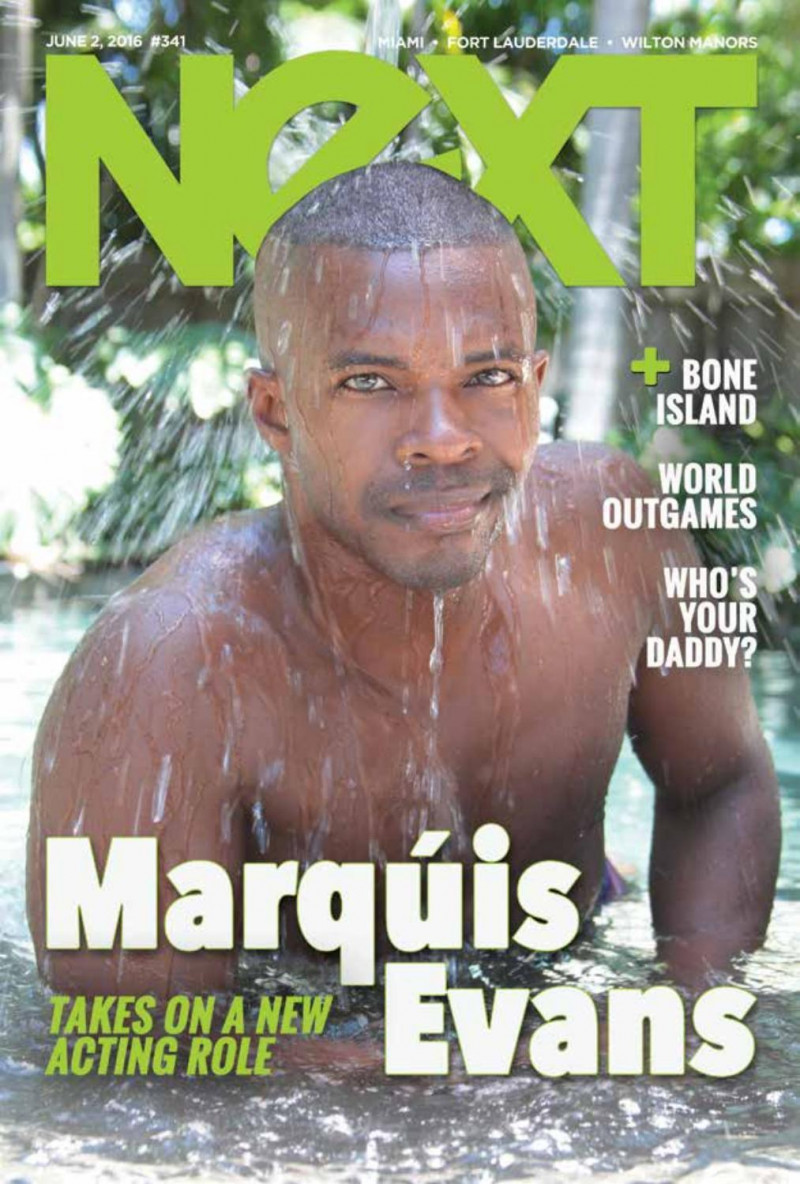 Marquis Evans featured on the Next cover from June 2016