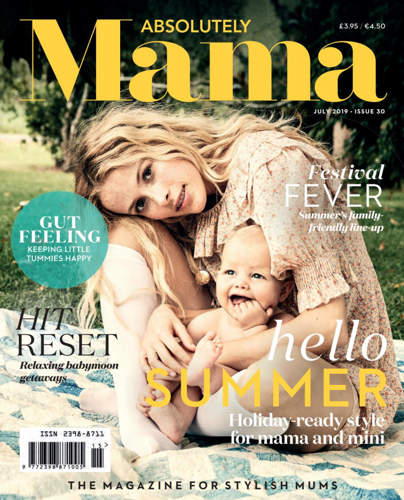  featured on the Absolutely Mama UK cover from July 2019