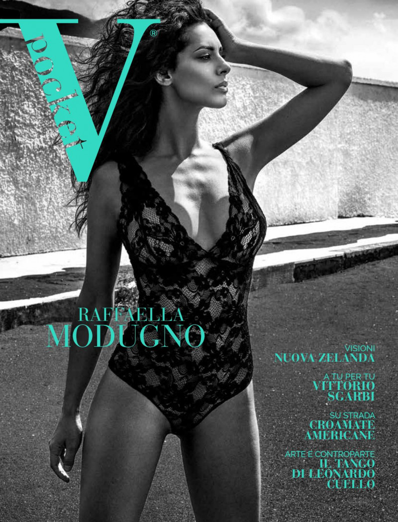 Raffaella Modugno featured on the V Pocket cover from April 2017