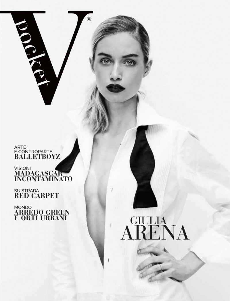 Giulia Arena featured on the V Pocket cover from February 2017