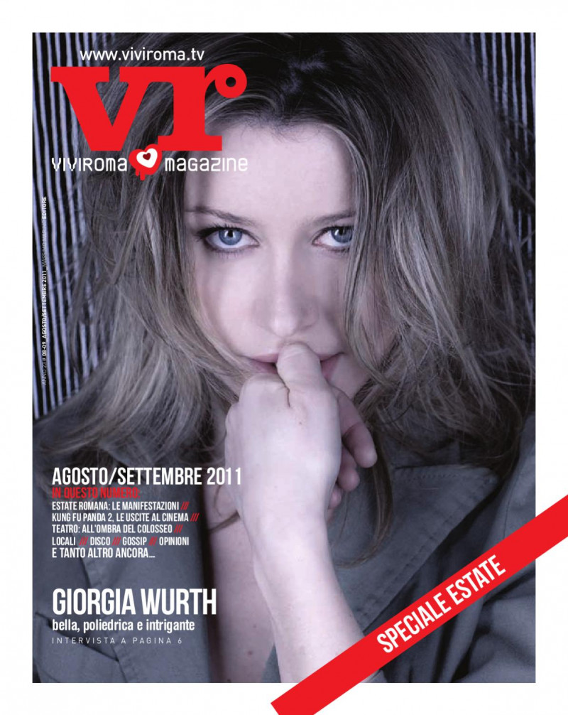 Giorgia Wurth featured on the Viviroma cover from August 2011