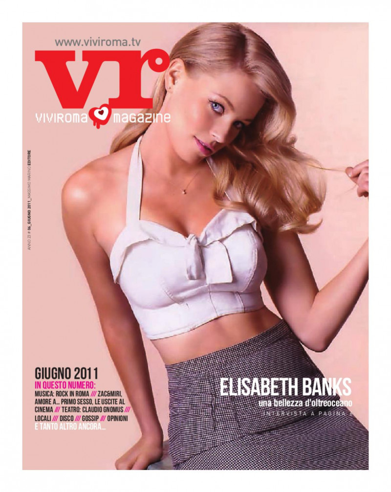 Elisabeth Banks featured on the Viviroma cover from June 2011