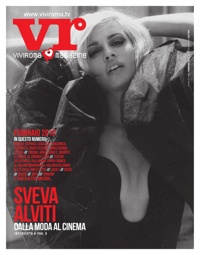 Sveva Alviti featured on the Viviroma cover from February 2012