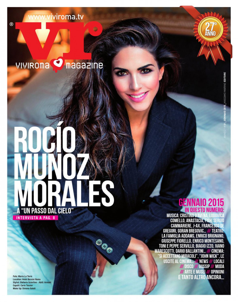 Rocio Munoz featured on the Viviroma cover from January 2015