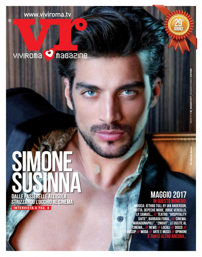 Simone Susinna featured on the Viviroma cover from May 2017
