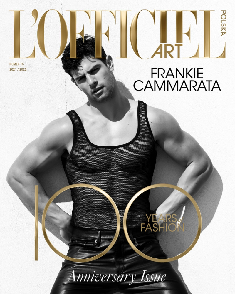 Frankie Cammarata featured on the L\'Officiel Art Poland cover from December 2021