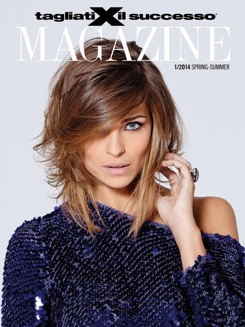 Cristina Chiabotto featured on the tagliatiXil successo Magazine cover from March 2014