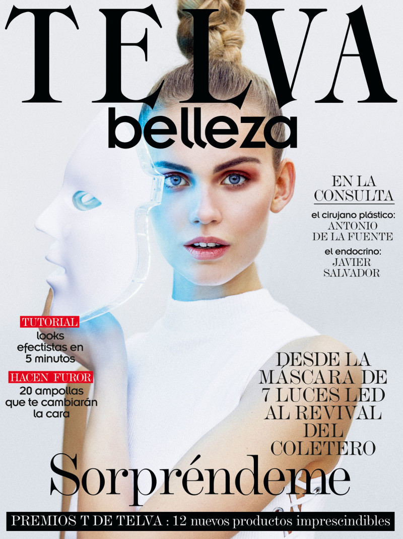  featured on the Telva Belleza cover from February 2018