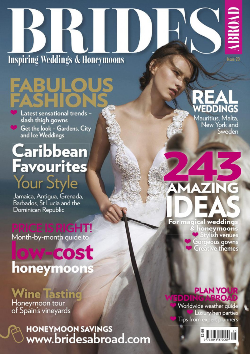  featured on the Brides Abroad cover from March 2017