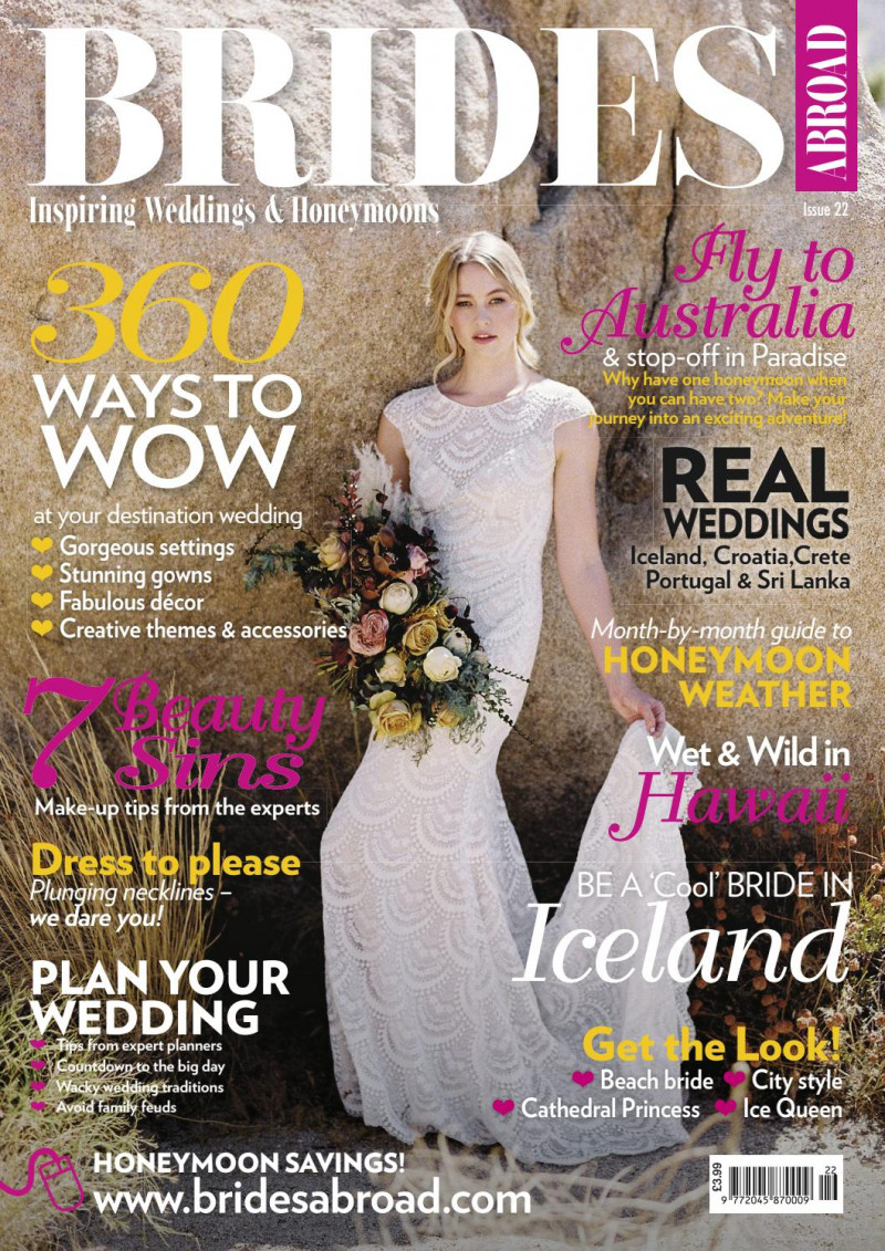  featured on the Brides Abroad cover from March 2018