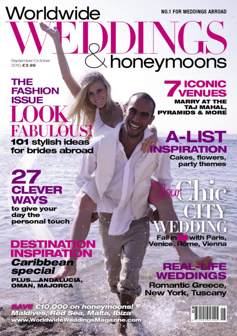  featured on the Worldwide Weddings & Honeymoons cover from September 2010