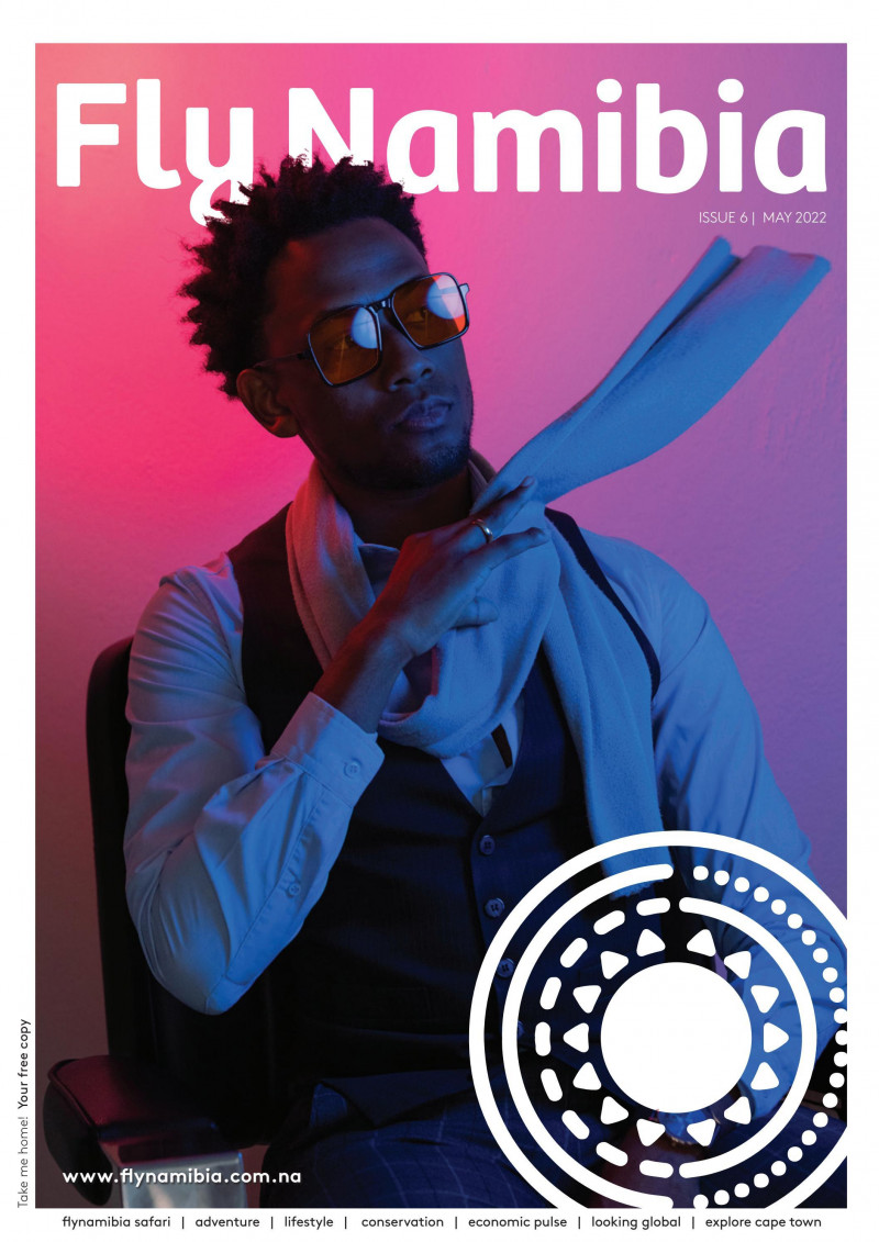  featured on the Fly Namibia cover from May 2022