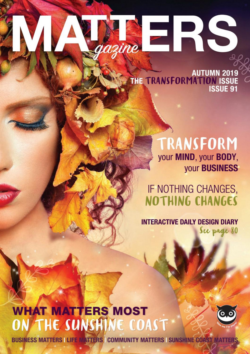  featured on the Matters Magazine cover from September 2019