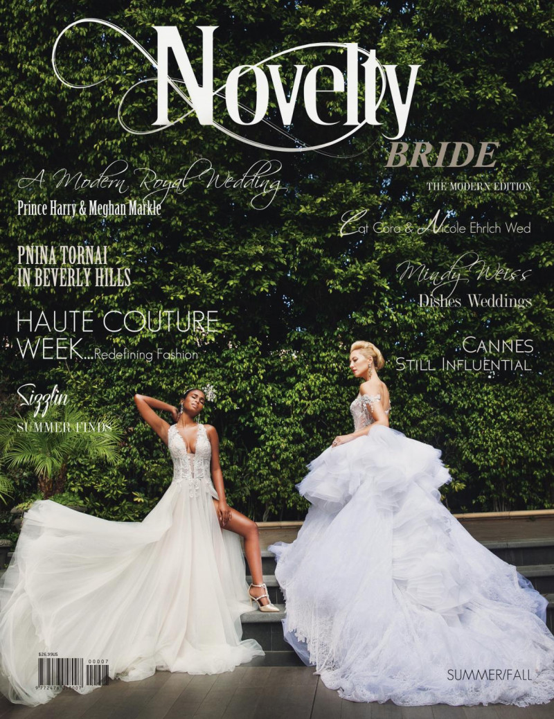  featured on the Novelty Bride cover from July 2018