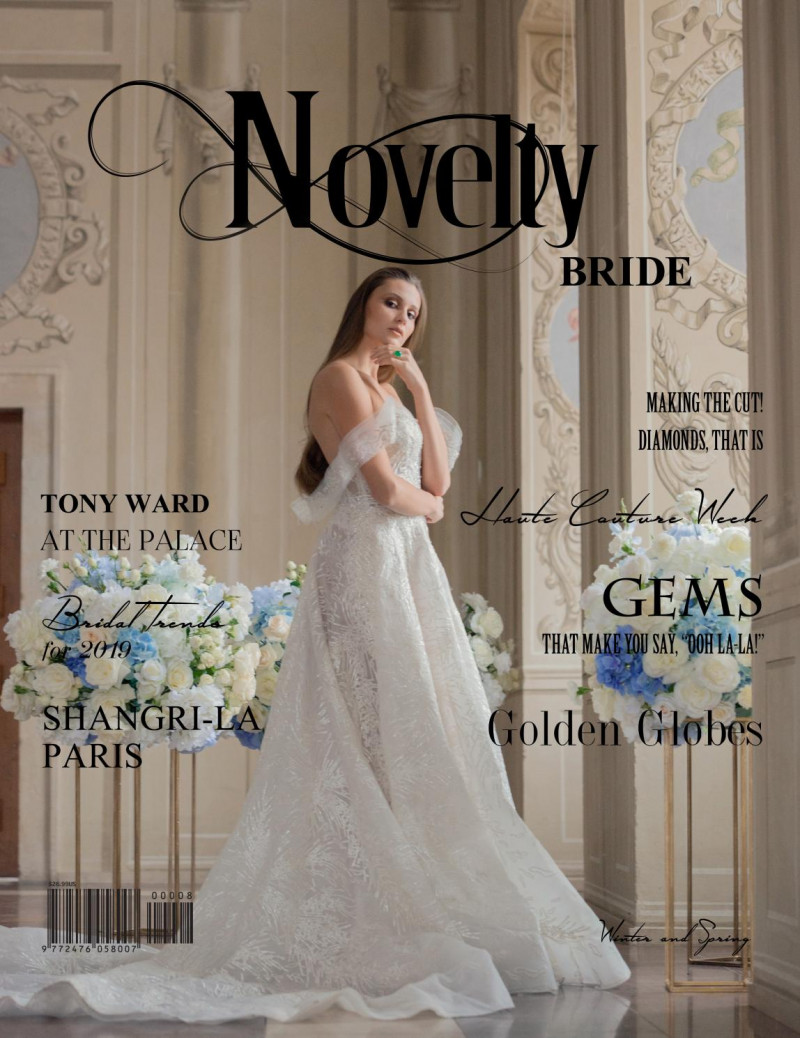  featured on the Novelty Bride cover from February 2019