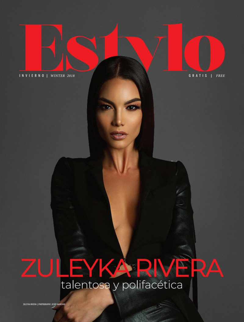 Zuleyka Rivera featured on the Estylo Miami cover from December 2018