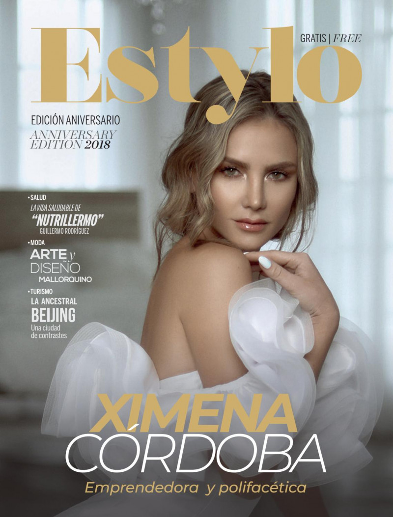 Ximena Cordoba featured on the Estylo Miami cover from November 2018