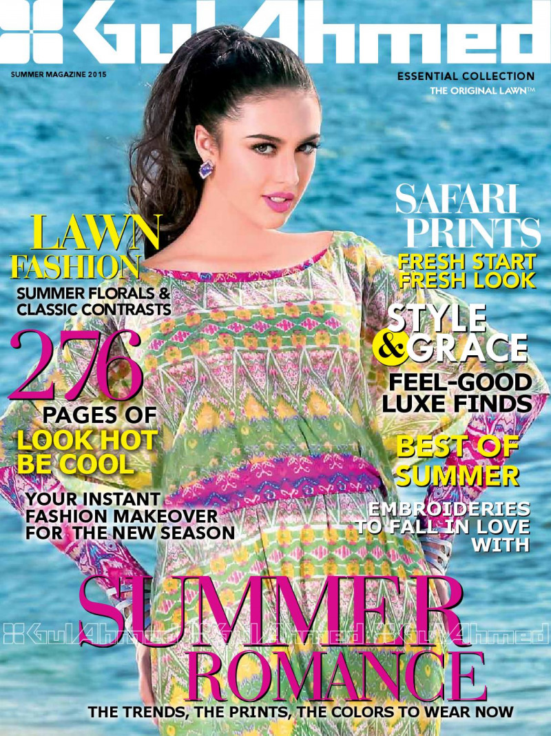  featured on the Gul Ahmed cover from June 2015