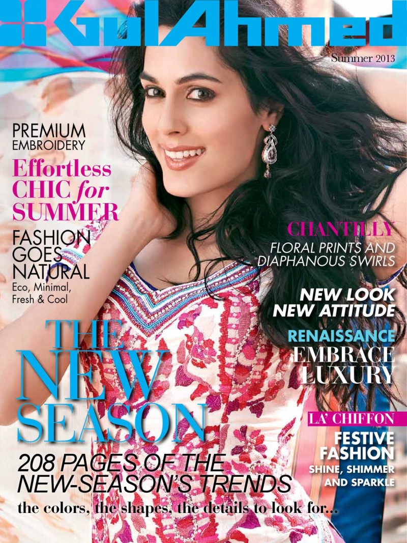  featured on the Gul Ahmed cover from June 2013