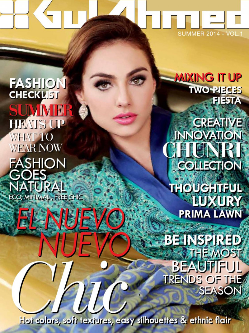  featured on the Gul Ahmed cover from June 2014