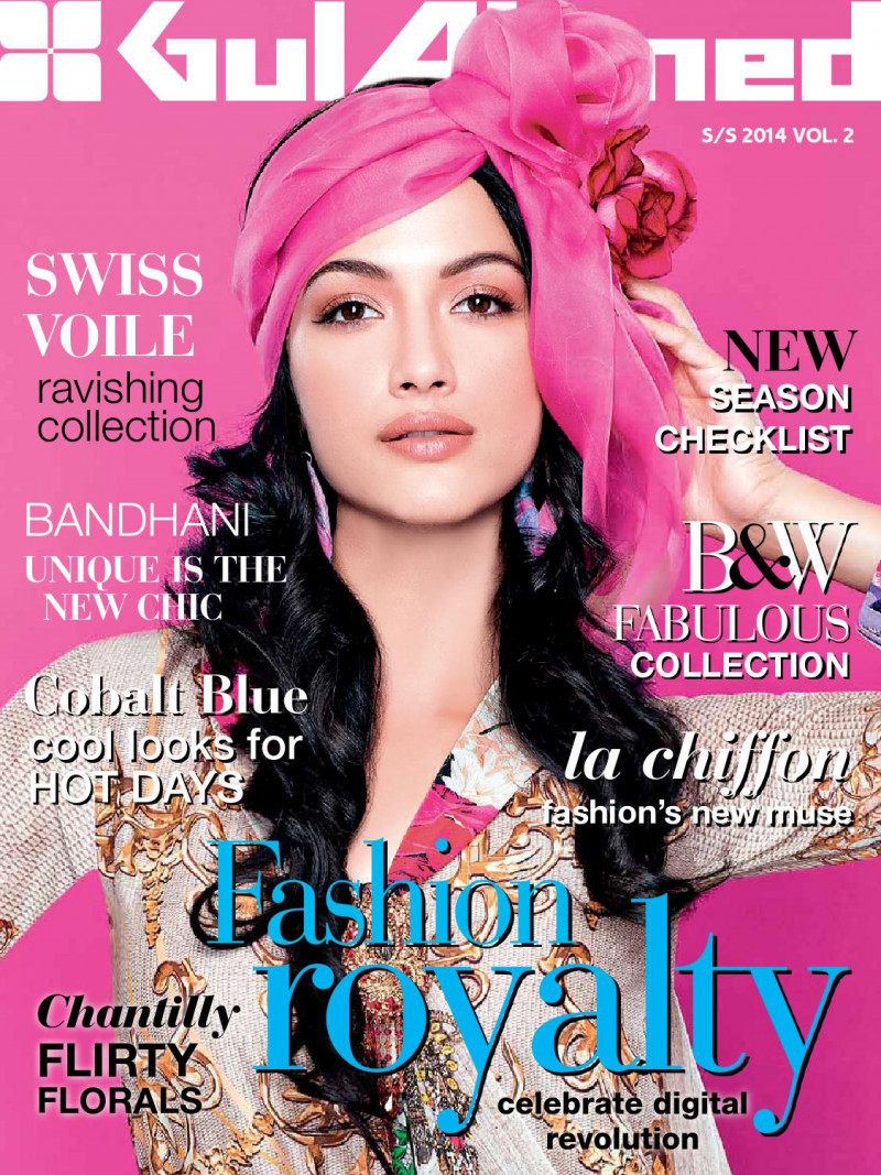  featured on the Gul Ahmed cover from March 2014