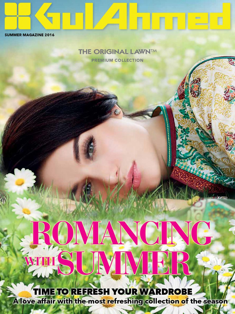  featured on the Gul Ahmed cover from June 2016