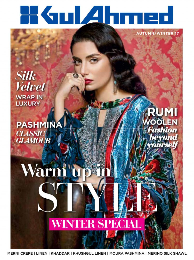  featured on the Gul Ahmed cover from September 2017