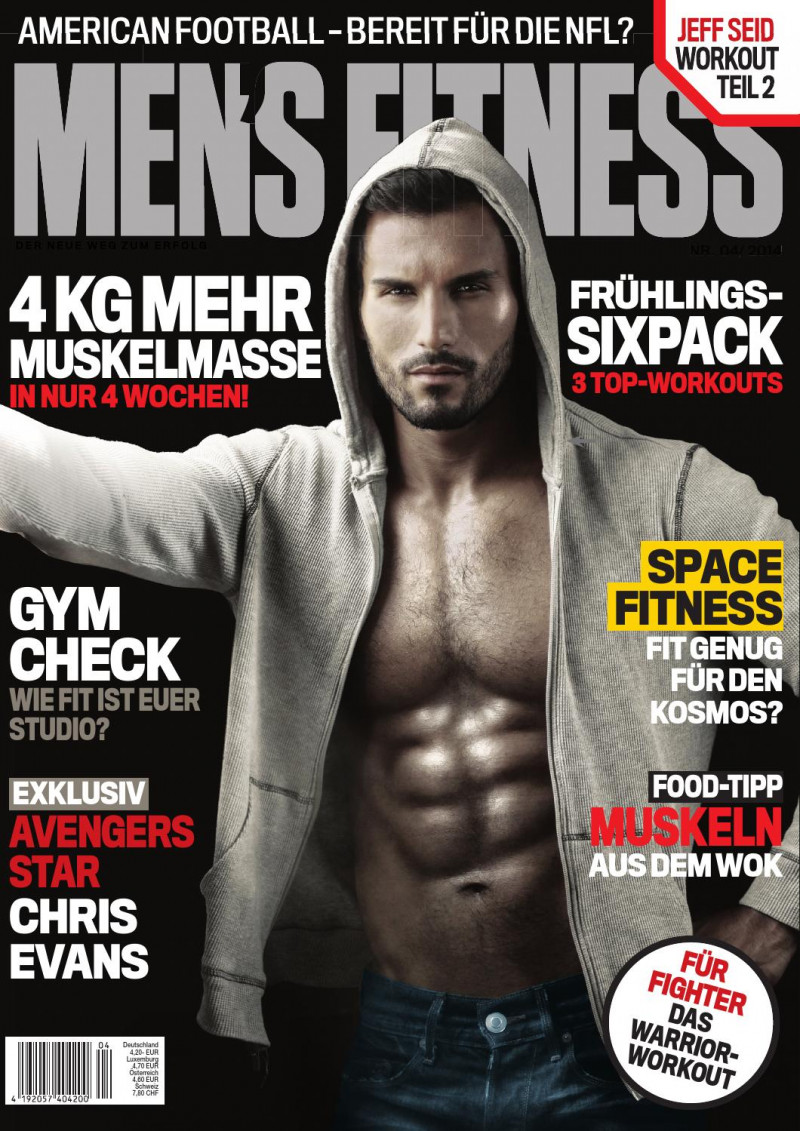  featured on the Men\'s Fitness Germany cover from April 2014