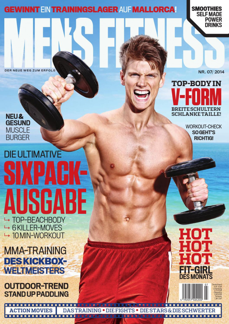  featured on the Men\'s Fitness Germany cover from July 2014