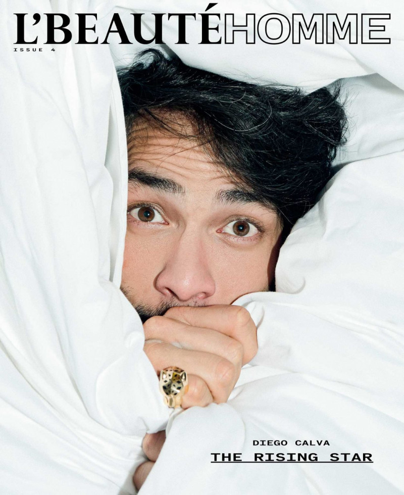 Diego Calva featured on the L\'Beaute Homme cover from January 2023