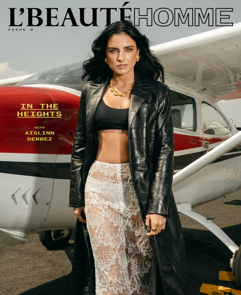 Aislinn Derbez featured on the L\'Beaute Homme cover from May 2023