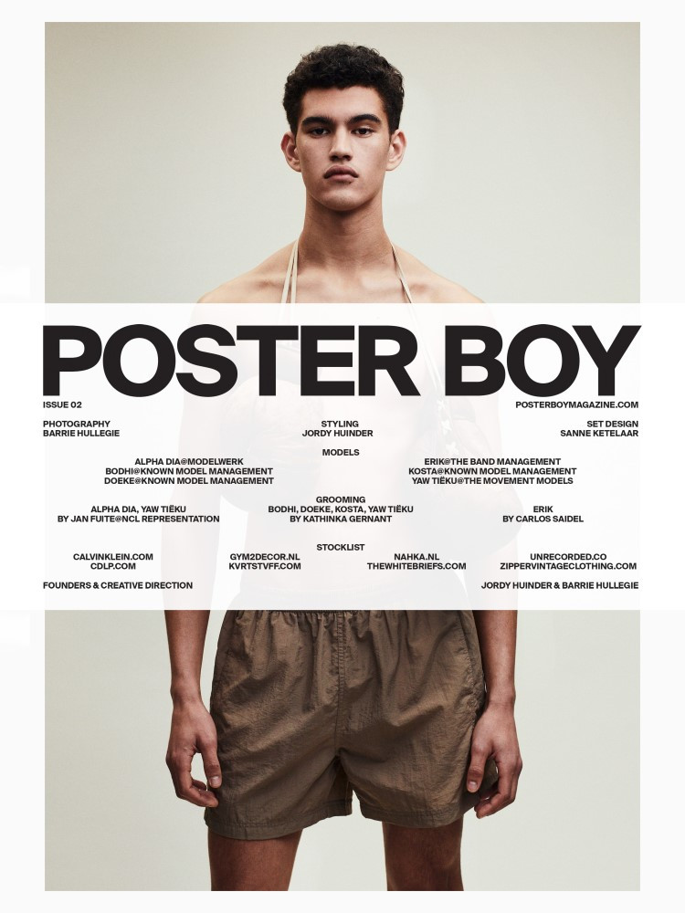 Bodhi Heeck featured on the Poster Boy cover from April 2021