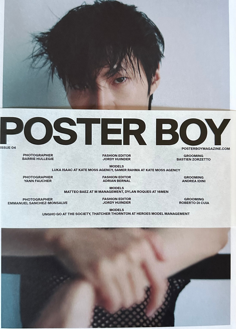 Ungho Go featured on the Poster Boy cover from September 2022