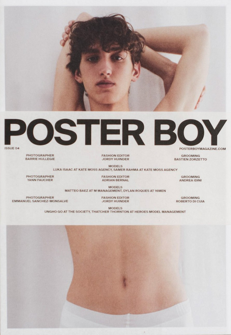 Matteo Baez featured on the Poster Boy cover from September 2022