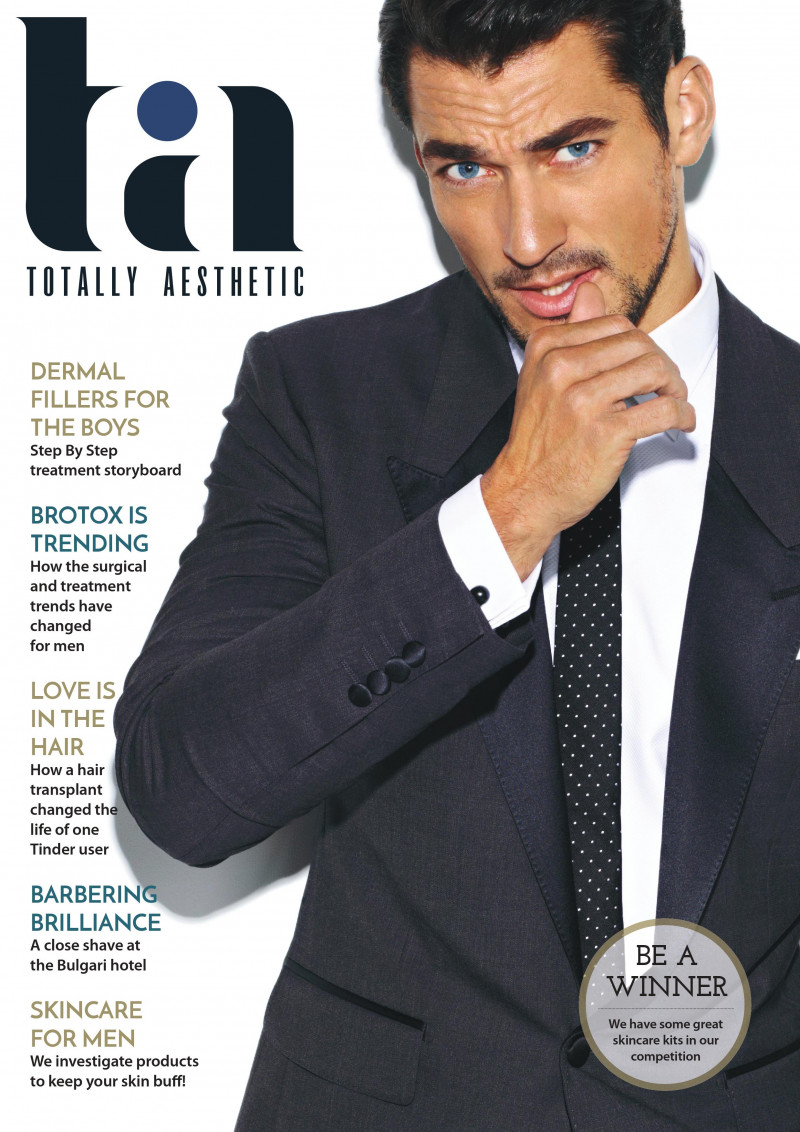 David Gandy featured on the Totally Aesthetic cover from July 2016