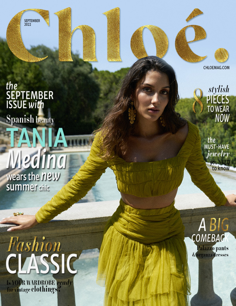 Tania Medina featured on the Chloe USA cover from September 2022